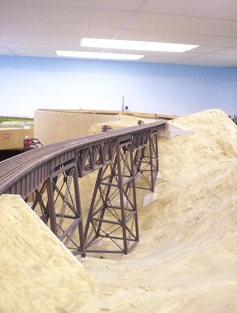"The Curved Bridge" Model Railroader Magazine Model Railroading